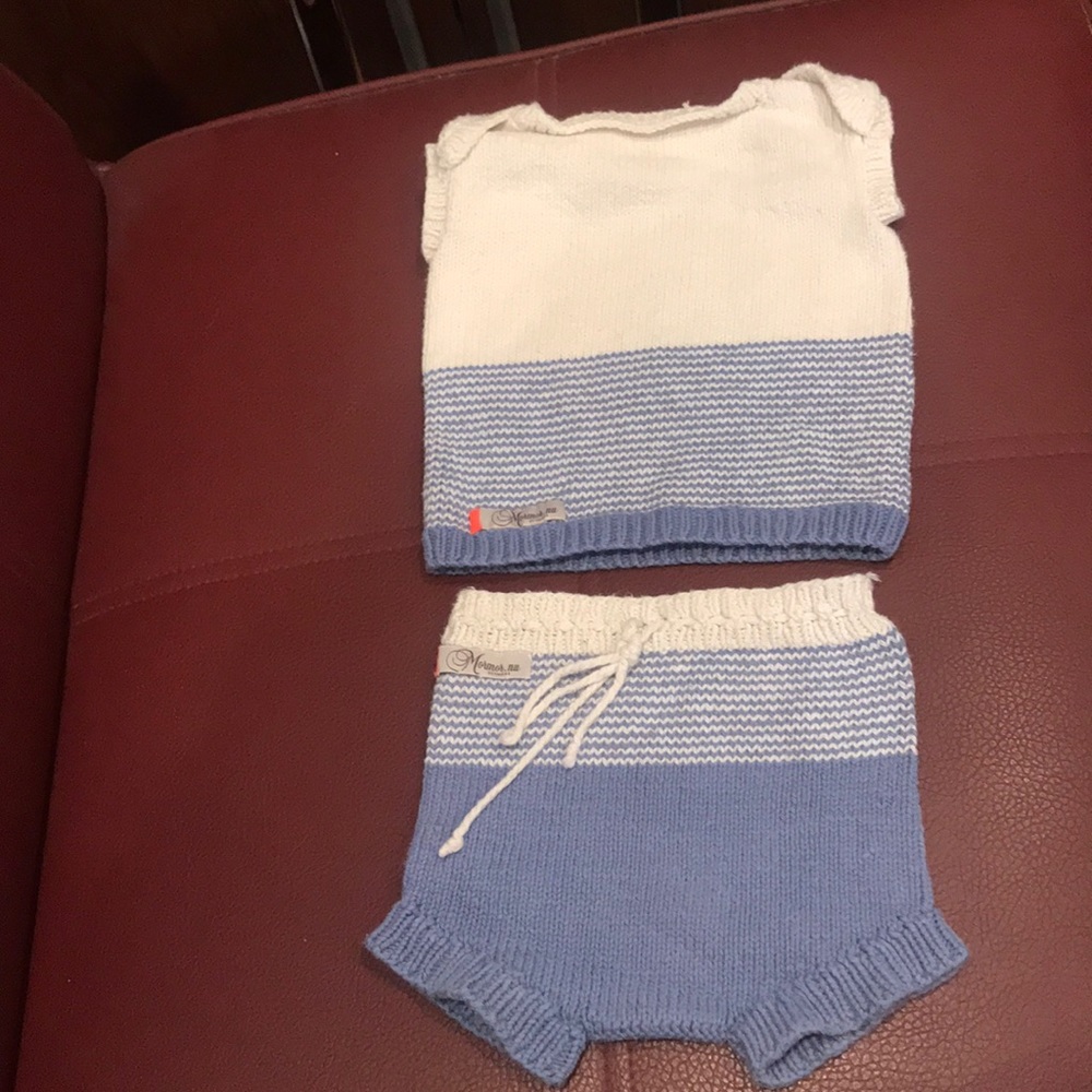 Organic cotton knitted set